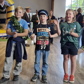 2025 - König Henry Schröder mit Königin Josefine Renk und Vizekönig Luca Bieker